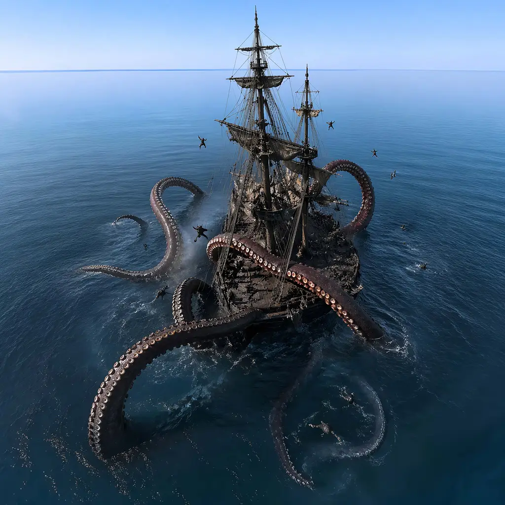 Cover for Beware The Krakens Wrath