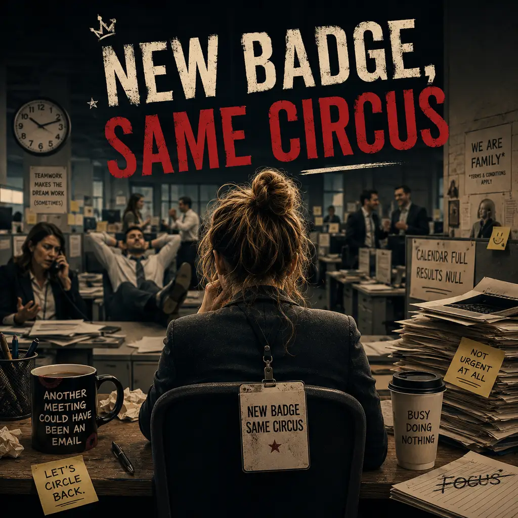 Cover for New Badge, Same Circus